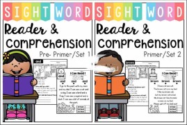 《Sight Word Read Comprehension高频词阅读理解练习册》全3册共200多页，百度网盘下载！