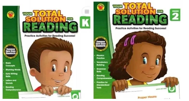 《Your Total Solution for Reading prek-G2》全彩PDF英文阅读练习册带答案,百度网盘下载!