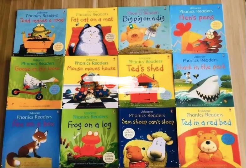 Usborne斯伯恩系列12册自然拼读绘本PDF+精读课程视频MP4+音频MP3,百度网盘下载!