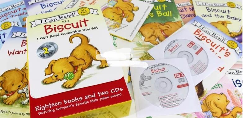 《Biscuit饼干狗系列》I Can Read原版分级读物绘本，全套高清PDF绘本+视频+音频+译文，百度网盘下载！