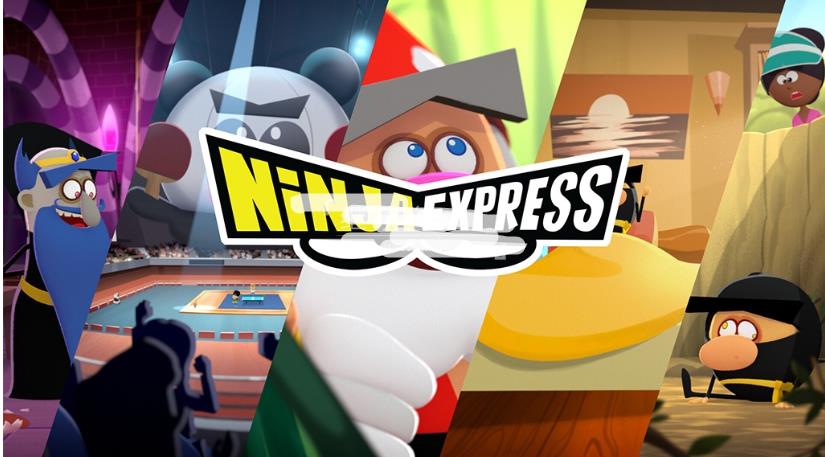 BBC儿童忍者喜剧英文动画《Ninja Express 忍者快递》全52集,1080P高清视频带英文字幕,百度网盘下载!